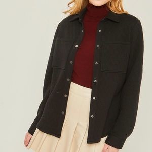 Black Quilted Jacket